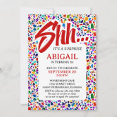 Leuke verrassing kleurrijke verjaardag kaart (Voorkant)