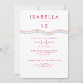 Leuke Vibrant Retro Bloem Verjaardag Kaart (Voorkant)