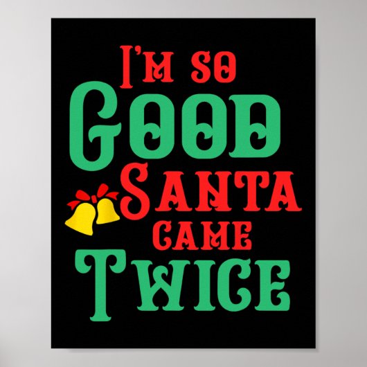 Leuke Vies Stoute Ongepaste Kerstmis Volwassene Y  Poster (Voorkant)