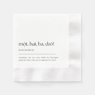 Leuke Vietnamese Drink zin Cocktail servet 02