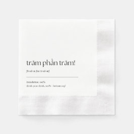 Leuke Vietnamese Drink zin Cocktail servet 03