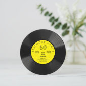 Leuke Vinyl LP verjaardagsfeestje Kaart (Staand voorkant)