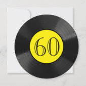 Leuke Vinyl LP verjaardagsfeestje Kaart (Achterkant)