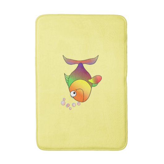 Leuke vis badmat (Voorkant Verticaal)