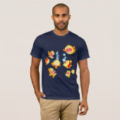 Leuke vis in aquarium cartoon T-shirt (Voorkant volledig)