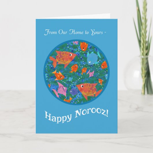 Leuke Vis Norooz Kaart Van Ons Thuis Naar Jouw Thu (Voorkant)