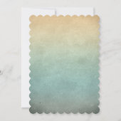 Leuke vis strand repetitie diner uitnodigingen (Achterkant)