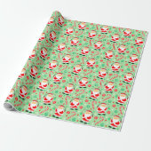 Leuke visvangst Kerstvakantie inpakpapier (Uitgerold)