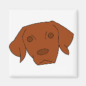 Leuke Vizsla Magneet (Voorkant)