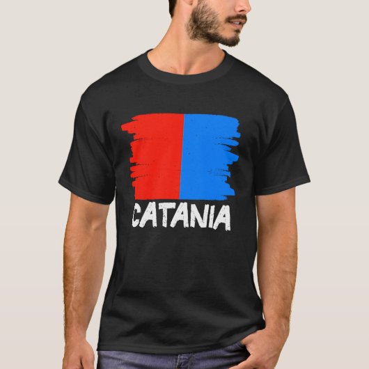 Leuke vlag van Catania T-shirt (Voorkant)