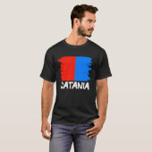 Leuke vlag van Catania T-shirt (Voorkant volledig)