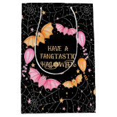 Leuke vleermuizen, ballonnen en spinnenwebben Hall Medium Cadeauzakje (Voorkant)