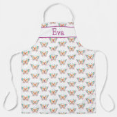 Leuke vlinder schort (Voorkant)