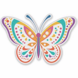 Leuke vlinder Sticker