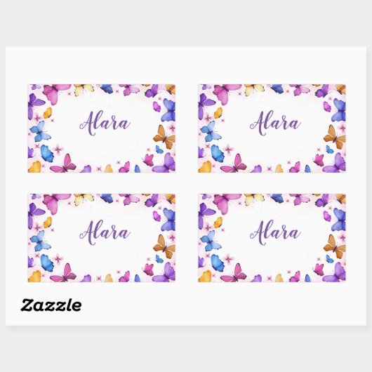 Leuke vlinder Stickers (Vel)