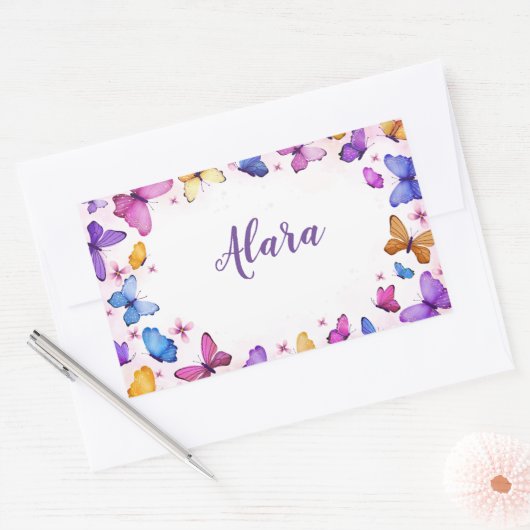 Leuke vlinder Stickers (Envelop)