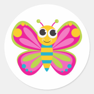 Leuke vlinder Stickers