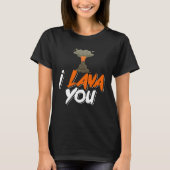 Leuke vloer is Lava Volcano Science Teacher T-shirt (Voorkant)