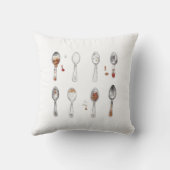 Leuke voedinglepelkussen voor babykamer kussen (Achterkant)