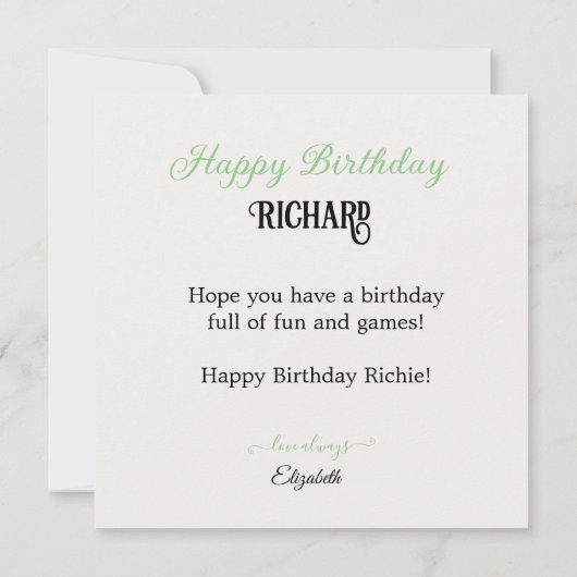 LEUKE VOETBAL THEMA KINDEREN VERJAARDAGSTAART KAART (Achterkant)