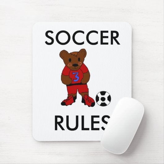 Leuke Voetbalregels Muismat (Met muis)