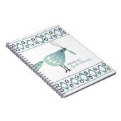 Leuke vogelkeuken whisk recept notitieboek kookboe (Rechterzijde)