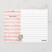 Leuke vogelkok koken bakken kookboek recept kaart (Achterkant)