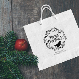 Leuke Vogelkrans Vrolijk Kerstfeest, Familie Groot Rubberstempel