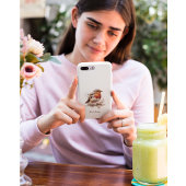 Leuke vogelrode robin in de waterverf Case-Mate iPhone case