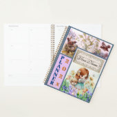 Leuke Vogels, Bloemen, Meisje & puppies Planner (Display)