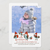 Leuke Vogels met de Kaart van de Foto van de (Voorkant / Achterkant)