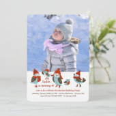 Leuke Vogels met de Kaart van de Foto van de (Staand voorkant)