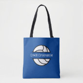 Leuke volleybal coach Voeg naam toe Tote Bag (Voorkant)