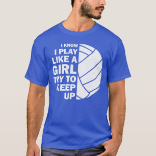 Leuke Volleybal Voor Vrouwen Meisjes Jeugd Volleyb T-shirt