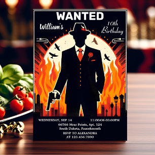 Leuke Volwassene kinderen 90s jongen Retro Mafia 1 Kaart