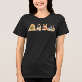 Leuke voorlees honden leraar T-shirt | Terug naar 
