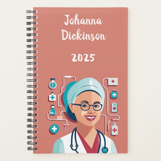 leuke vormgeving voor verpleegsters planner (Voorkant)