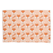 Leuke vos gezicht Kinder naam monogram dier Kussensloop (Voorkant)