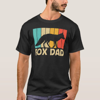 Leuke vos voor papa vader heennec vos poolbos t-shirt