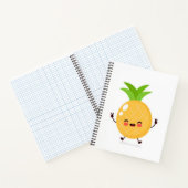 Leuke vrede ananas notitieboek (Binnen)