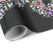 Leuke vredessymbool vakantie cadeaupapier (Rol Hoek)