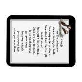 Leuke Vriend zijn als Ondergoed Quote Puffin Magneet (Horizontaal)