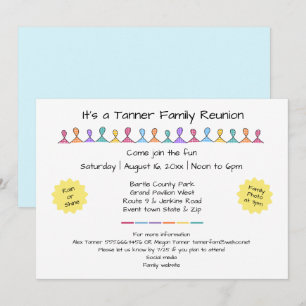 Leuke Vrienden of Familie Reünie Uitnodiging