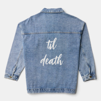 Leuke vrijgezellenfeest denim jas jacket