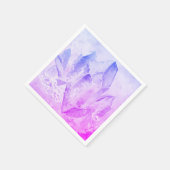 *~* Leuke vrolijke Amethist Crystal Healing Servetten (Hoek)