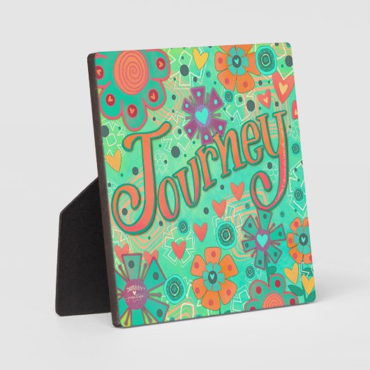 Leuke vrolijke Aqua Journey Custom Fotoplaat (Voorkant)