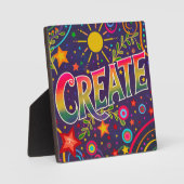 Leuke vrolijke Creëer aangepaste zonneschijn Fotoplaat (Voorkant)