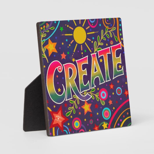 Leuke vrolijke Creëer aangepaste zonneschijn Fotoplaat (Voorkant)