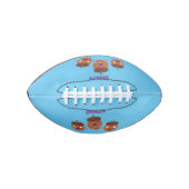 Leuke vrolijke eikels zingen cartoon voor kinderen american football (Voorkant)