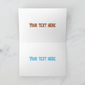 Leuke vrolijke eikels zingen cartoon voor kinderen kaart (Binnen)